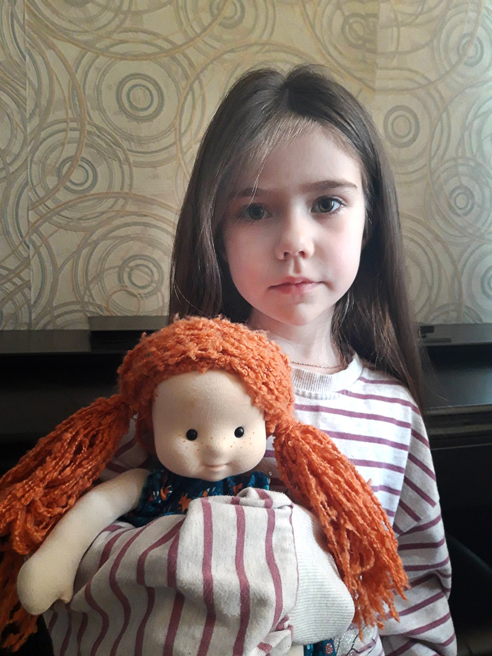 girl with doll